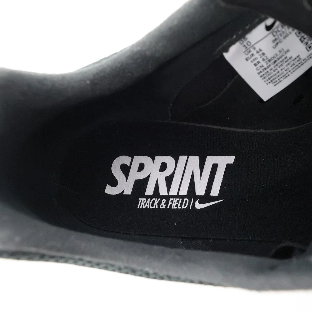 NEW Nike Zoom Rival S 9 Track Spikes Black Silver Low Top Mens Size 10 NO SPIKES